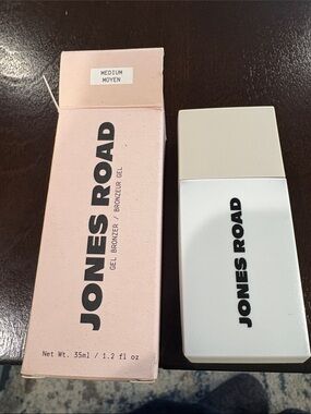 Jones Road Gel Bronzer - White Bottle with Beige Cap
